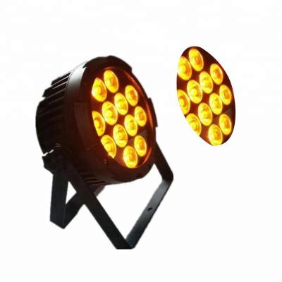 China LANDSCAPE warm waterproof park lights 12x18w rgbwauv 6in1 led outdoor dmx battery radio led par light for sale