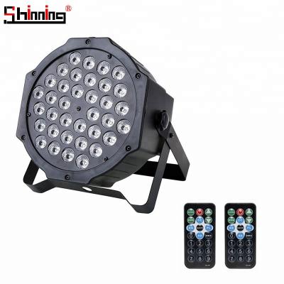 China Wholesale 36pcs 1w RGB Color Gradient Led Par Light With Remote Control For DJ Party Home for sale