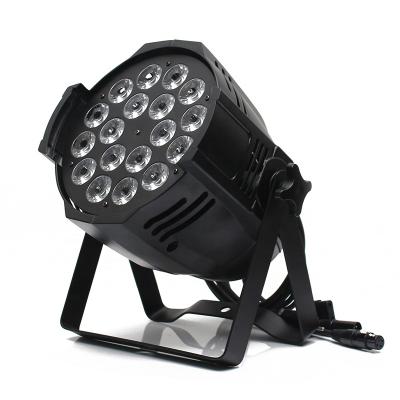 China High Quality Theme Park 18x10w Led Par Light 18pcs RGBWAUV 6in1 LED Par Light Cheap for sale