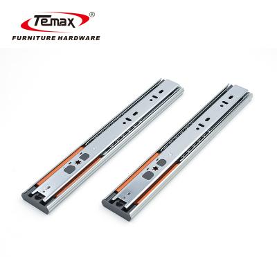 China Temax Ball Bearing Slide Push Open Drawer Slide Soft Close Ball Bearing Slide for sale