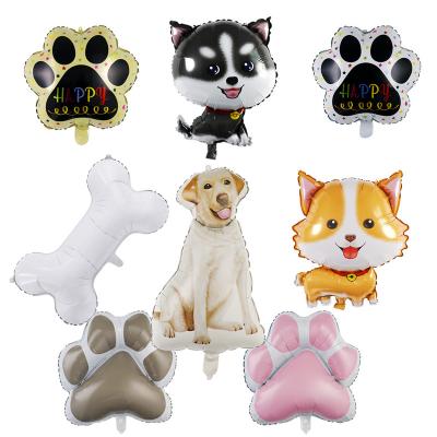 China New Arrival Paw Balloon Dog Foil Balloon for Adult Dog Birthday Party Supplies Dog Party Balloons Stand Up Decorations for sale