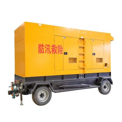 China New Type 100kva 150kva 200kva Silent Portable Diesel Generator Powered By Cummins Engine 80kw 100kva Generator With HF-50GF Wheels for sale