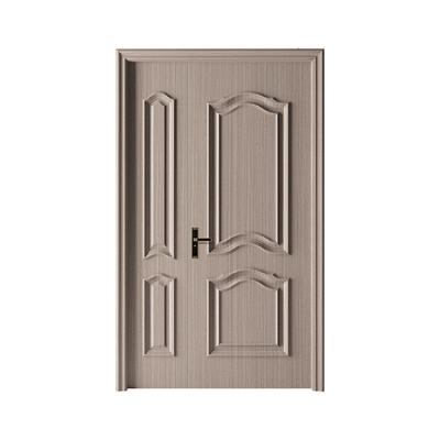 China Large Front Entrance 3D Entrance Villa Fir Luxury Modern Waterproof Double Effect Decoration Solid Wooden Wooden Doors for sale