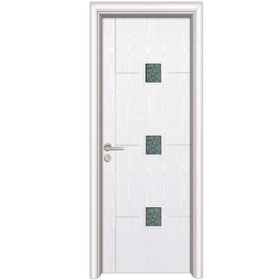 China Waterproof In Wood Wpc Plastic White Door Line Wpc Door Stock Production for sale