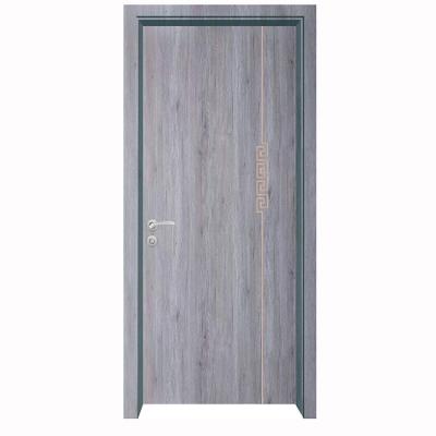 China Soundproof plastic wooden door composite door waterproof price wpc bathroom wpc supplier china direct sale for sale