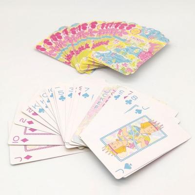 China Custom Paper Printing Playing Card Cheap Black Card Cartas Poker Card for sale