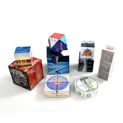 China 3D Infinity Folding Cube Cubo Personalizado Magico Magnetic Magic Infinite Cube Moving Person Toy for sale