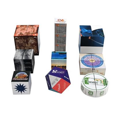 China Moving Person Magnetic Custom Printing Cube Folding Photo Magic Infinity Magnet Magnetic Cube for sale