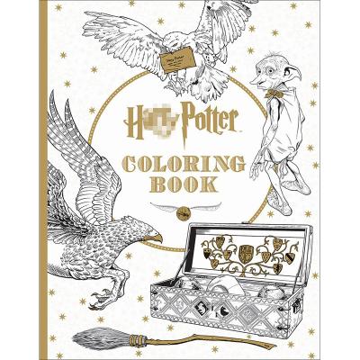 China paper & Custom Cardboard Painting Printing Adult Coloring Coloring Book For Adults for sale