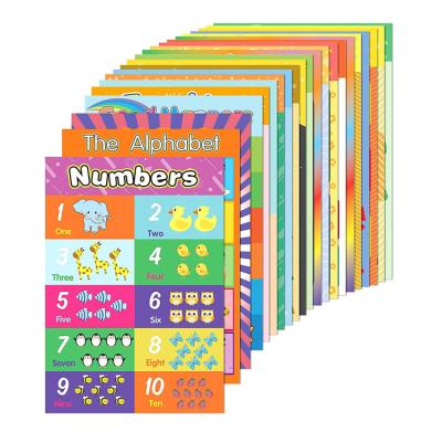 China paper & Cardboard Printing Kinder Interactive Learning Poster Custom Posters For Wall for sale