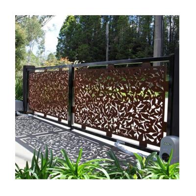 China American Style Decorative Perforated Metal Panel Room Divider Laser Cut Outdoor Decorative Metal Garden Screens for sale