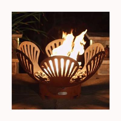 China Customized Stocked Garden Barbecue Fire Pits Outdoor Large Fire Pit Charcoal Brazier Pot for sale