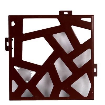 China Modern Custom Laser Cut Curtain Wall Aluminum Metal Curtain Wall for sale