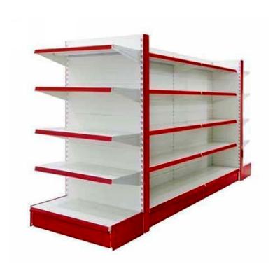 China Corrosion Protection Customized Metal Racks Supermarket Display Rack Grocery Metal Store Display Rack for sale