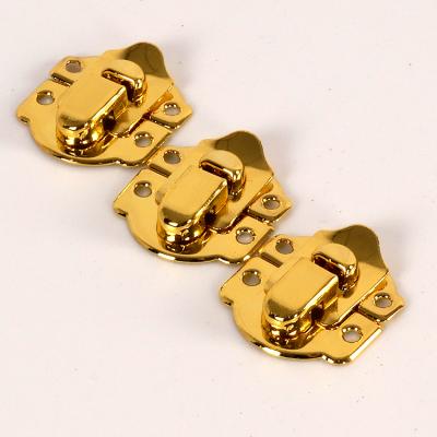 China Classic /modern jewelry brass bronze plated wooden metal made box accessories small metal lock for jewelry box for sale