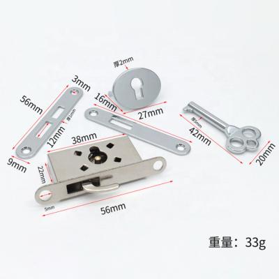 China Small Classical Metal Wine Box /Modern Wooden Box Latch Lock Clasp For Wooden Box for sale