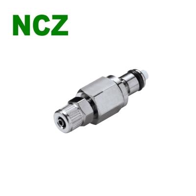 China Printing shops two-touch male thread stainless steel water cooling system medical equipment laser inkjet fast fitting valve/no valve for sale