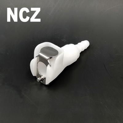 China NCZ 1704 Hose Inline Burr RS-PMC Female Fittings pmcd1701 1702 1703 MFC Plastic Quick Connect Cooled Medical Liquid Coupling Equals for sale