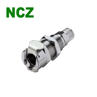 China Print shops two-contact bulkhead female thread stainless steel water cooling system medical equipment laser fast fitting ink valve/no valve for sale