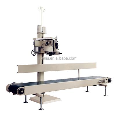 China Closing Industrial Food Bag Sewing Machine Automatic Belt Conveyor Sewing Machine for sale