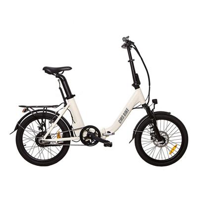 China Aluminum Alloy 20 Inch Folding Electric Bike Electric Bike Warehouse 36V7.8AH Seat Tube Battery for sale