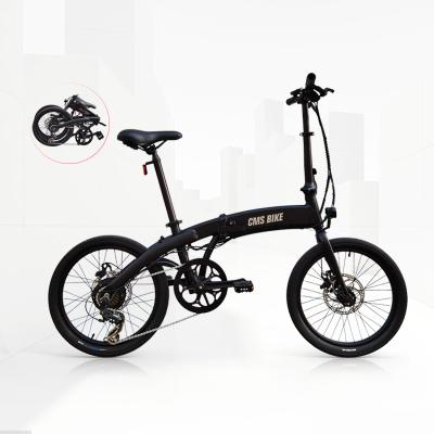 China Aluminum Alloy 20 Inch Folding Long Range Electric Foldable Powerful Motor Bike Mountain Bike Electric Bike for sale