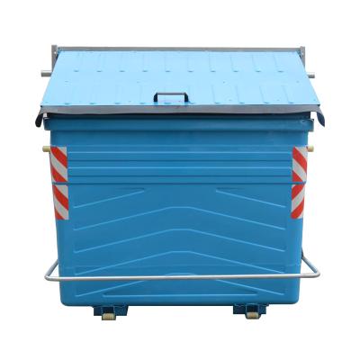 China 3200L Factory Cheap Price Rolling Type Rolled Garbage Wholesale Fireproof Container For Non-hazardous Waste for sale