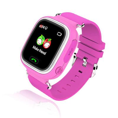 China Touch Screen gsm gps kids phone wrist security sim baby v80 kids gps smart watches for sale