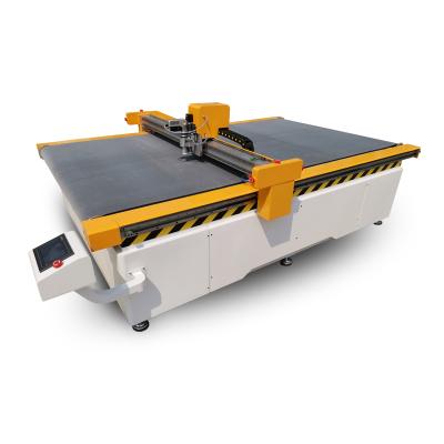 China Cnc High Quality Auto Feeding System Cloth Cutting Machines 1625 Oscillating Knife Cutting Machine Fabric Cutting for sale