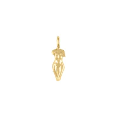 China Yadoo Vermeil CLASSIC Jewelry S925 Sterling Silver 18k Gold Plated Fine Women and Plain Femme Charm Pendant for sale