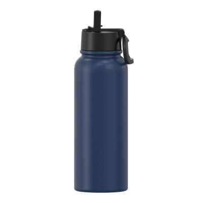 China PORTABLE Hot Water 32oz Custom Made With Wide Mouth Lids Straw And Stainless Steel Vacuum Bottle Thermo Flasks for sale