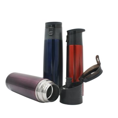 China Shinetime Sustainable Food Safety Hot Cool Vacuum Insulated Stainless Steel Sublimation Water Bottle for sale