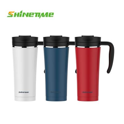 China Sustainable 500ml Stainless Steel Office Travel Use Vacuum Insulated Coffee Water Cup With Handle for sale