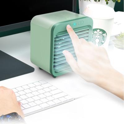 China MIQMI Portable Air Cooler Fan Mini Air Cooler Humidifier Air Conditioner Fan Purifier USB Air Cooling Fan with Water Tank for sale