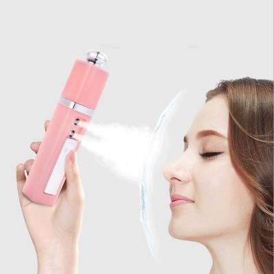 China Double Nano Orifice Moisturizer MIQMI Water Jet Mist Sprayer Facial Skin Moisturizing Handy Portable Mini Nano Mist Facial Sprayer for sale