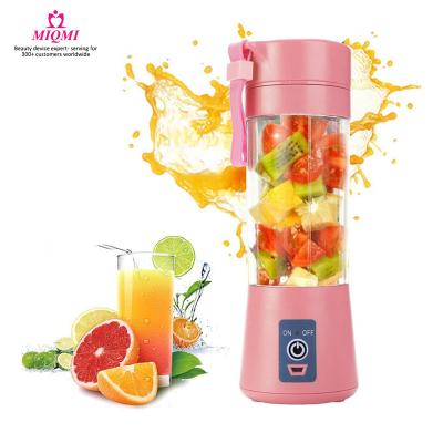 China MIQMI 2021 Mini Licuadora Portatil Portable Commercial Electric Fruit Juicers Blender USB Hand Easy Handling Rechargeable Juicer for sale