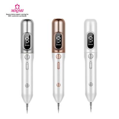 China Peer Into Electric Fibroblast Plasma Pen Remover MIQMI 2021 No Pain Led 6 Levels Laser Mole Tattoo Freckle Removal Skin Pen The Beautiful for sale