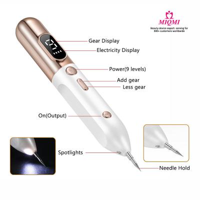 China Peer Into The MIQMI 6 Speeds Electric Plasma Remover Pen Professional Beauty Face Plasma Pen Fibroblast Mole Pen Removal Dark Spot Skin Tag Remover Electric Pen 6 Speeds for sale