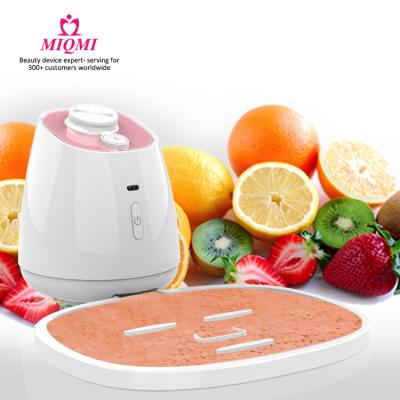 China MIQMI Diy Smart Mini Fruit And Vegetable Collagen Facial Revitalizer Beauty Mask Maker Machine Fruit Vegetable Skin Automatic Face Mask Maker for sale