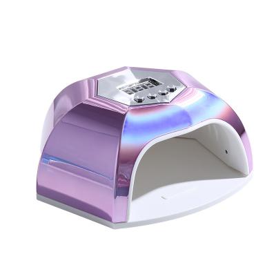 China Smart nail UV lamp gel lamparas 168W 54 LED LED gel lamparas 168W 54 LED auto fast curing profecional for sale