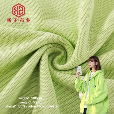 China Anti Pilling Best Selling 55% Cotton And 45% Polyester Rib Barley Knitted Dyed Cotton Fabric For Sweaters for sale