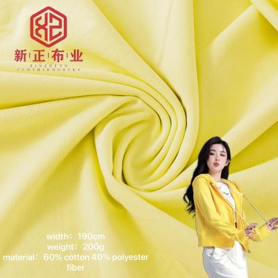 China Anti-shrink treatment 60% cotton polyester and 40% polyester fiber elastic pearl land cotton multifunctional classic fabrics for sale