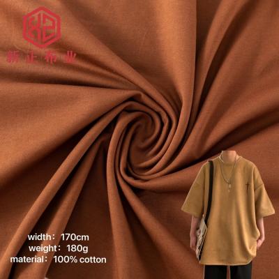 China Double Sided Elastic Apparel Xinmian No.2 Plain And Pattern 100% Cotton Fabric For Men's Clothing for sale