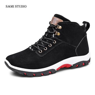 China Anti-Smell Snow Rejects Martin Boots Non-slip To Increase Travel Water Resistant Casual Flat Goods Men's Winter Wearable Boots for sale