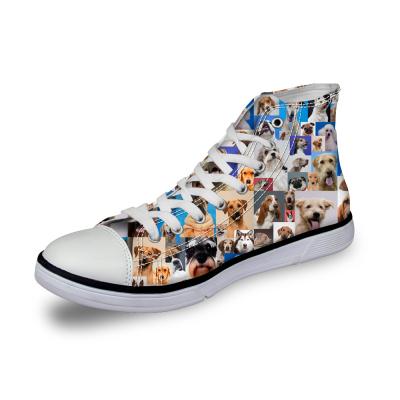 China Summer Fashion Lightweight Custom Bernese Mountain Dog Printed Sneakers For Women Vulcanized Casual Shoes Ladies Shoes Flat Zapatillas Mujer for sale