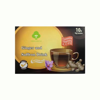 China Instant Ginger Tea Saffron Ginger Healthy Drink for sale