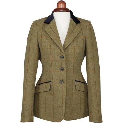 China Wholesale custom giacca tweed horse show performance winter long sleeve women's riding jackets equestrian apparel riding jacket for sale