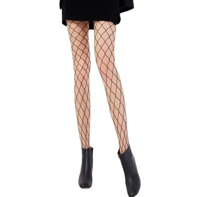 China Sheer Mesh Stockings Cavity Stockings Breathable Black Silk Stockings Breathable Sexy Pantyhose for sale