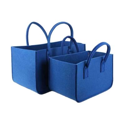 China Eco-Friendly Handmade Felt Handbag Fashion Logo Tote Christmas Gifts Felt Bag Custom Made For Shopping Bag for sale