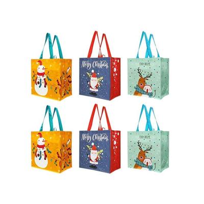 China Hot Sale Reusable Non Woven Handled Bag Eco Bags Custom Durable Handled Laminated Printed PP Woven Bag for sale